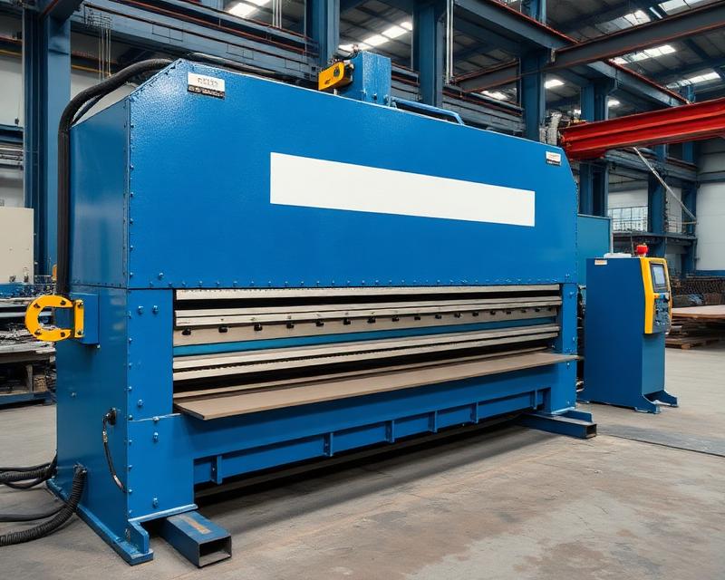 Máquina de Dobra CNC operando chapa metálica